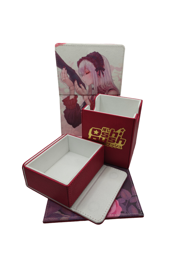 [PREORDER Q2] Oshi Push: Premium Limited Edition Deck Box 110+ - "Porcelain Maid" Gen 2 Card Supplies & Accesories Japanime Games