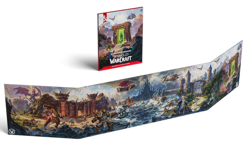 D&D: World of Warcraft - Dungeon Master's Screen Dungeons & Dragons 5E Wizards of the Coast