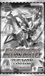 Digimon: Limited Card Pack Billion Bullet - Box (6 Packs) Digimon Sealed Bandai