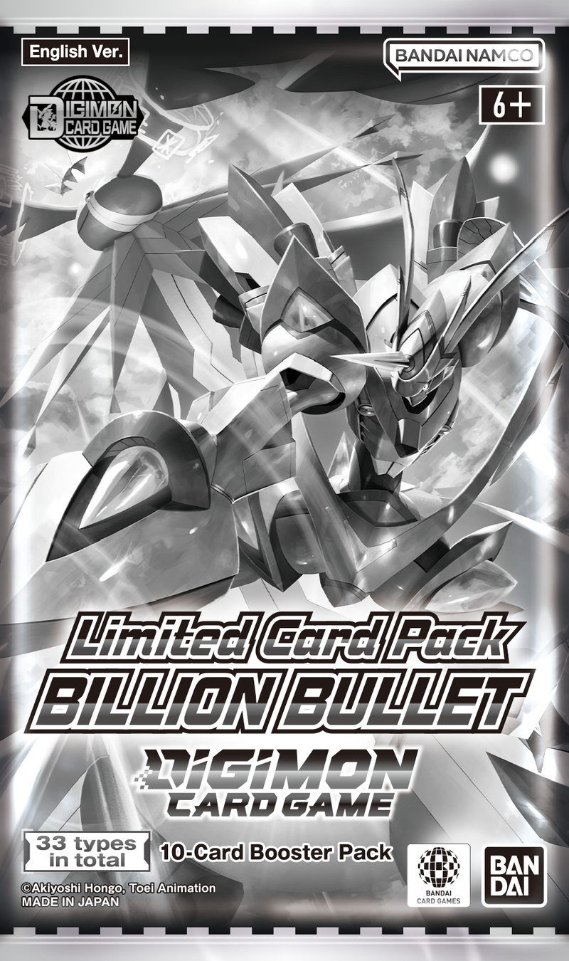Digimon: Limited Card Pack Billion Bullet - Box (6 Packs) Digimon Sealed Bandai