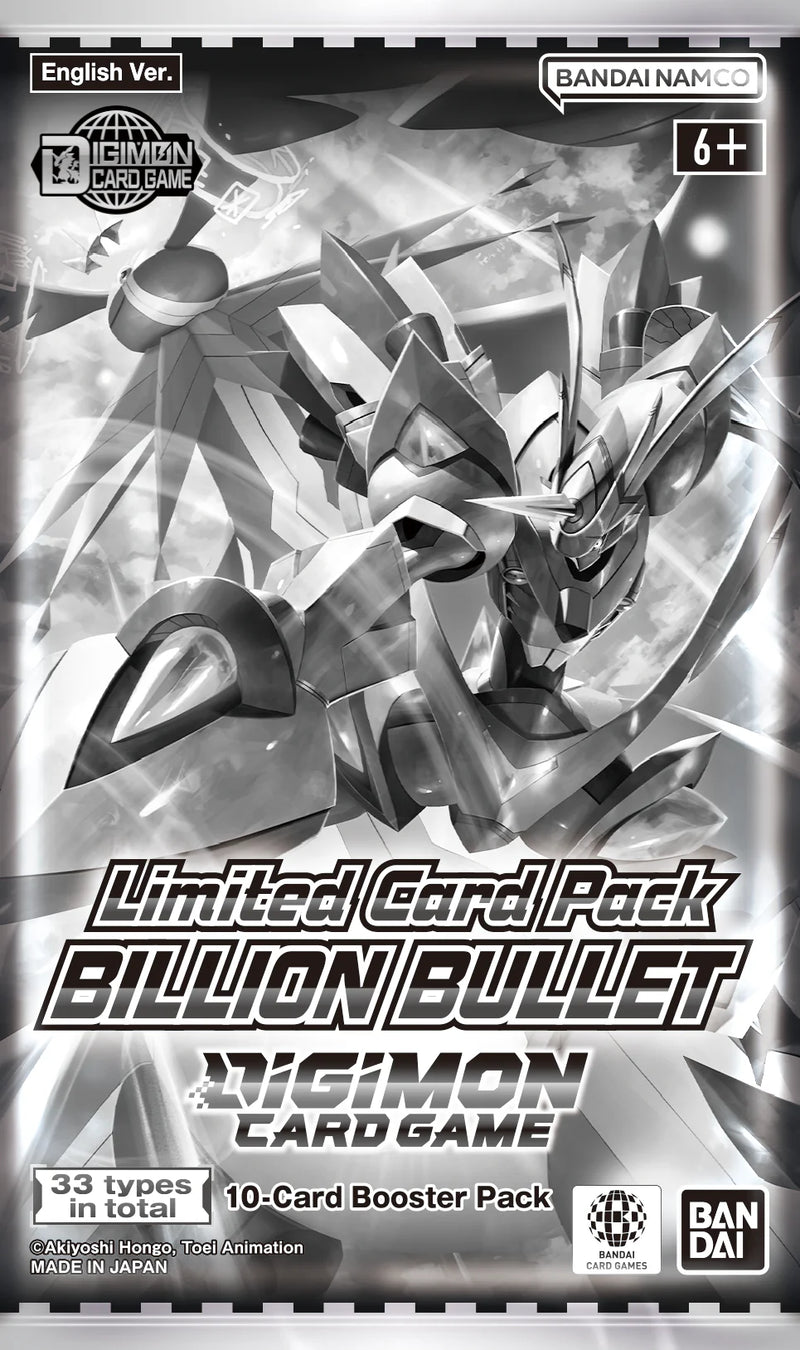 Digimon: Limited Card Pack Billion Bullet - Booster Pack Digimon Sealed Bandai