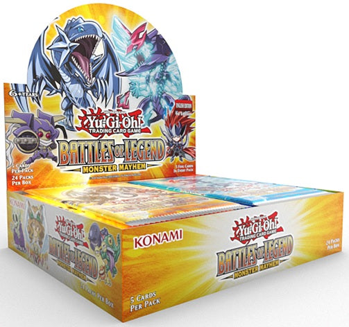 Yu-Gi-Oh! Battles of Legend: Monster Mayhem - Booster Box (First Edition) Yugioh Sealed Yu-Gi-Oh!