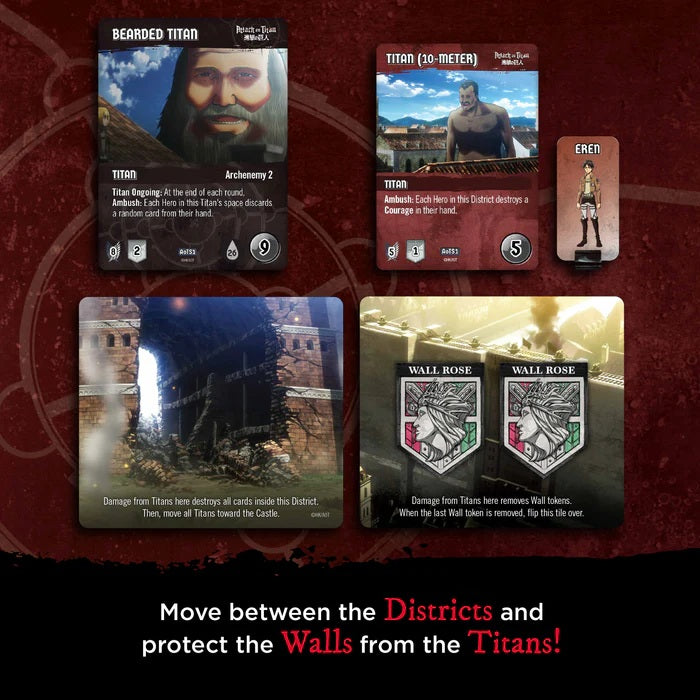 [PREORDER] Attack on Titan - Deck Building Game: Season 1 Board Games Cryptozoic