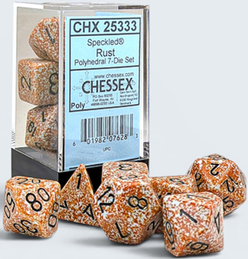 Chessex: 7-Die Set Speckled - Rust