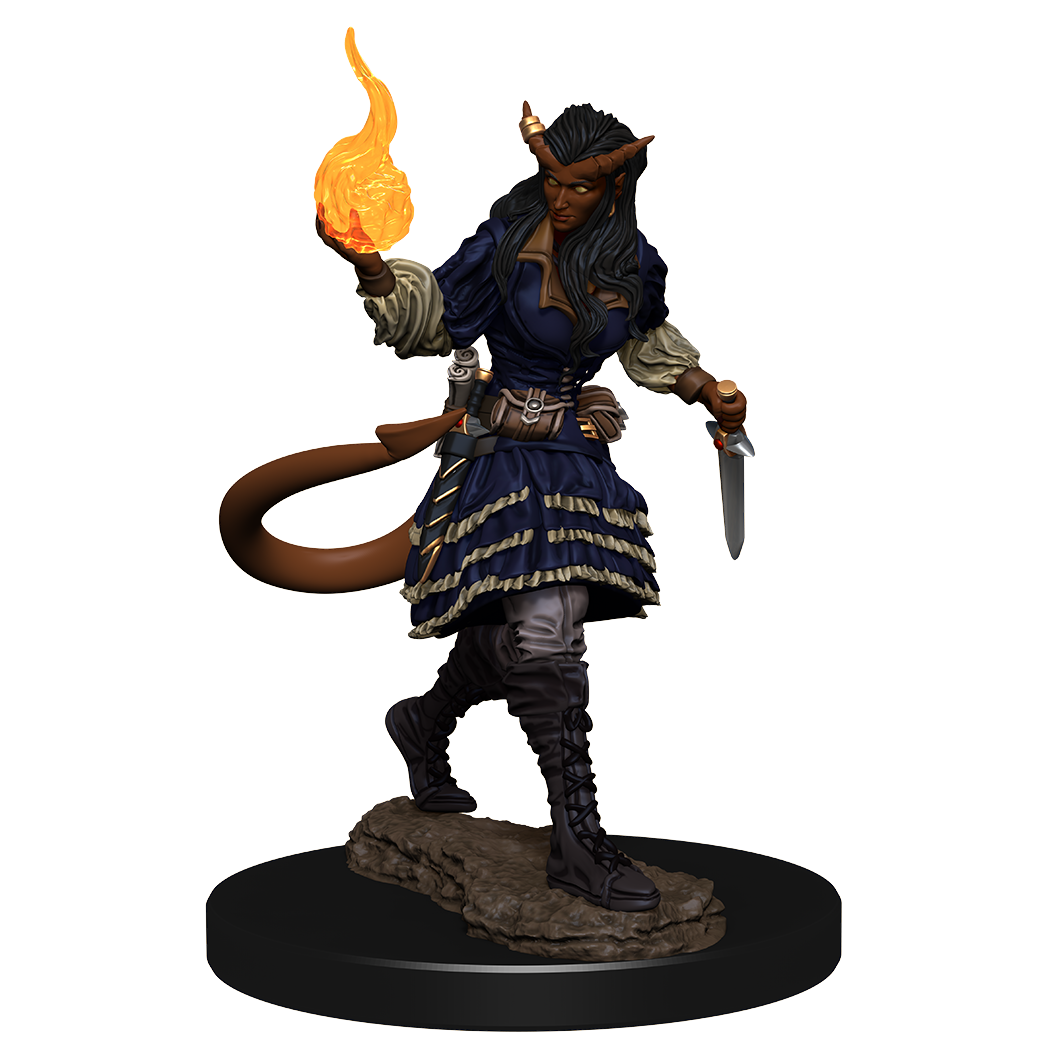 D&D Nolzur’s Marvelous Miniatures: W15 Tiefling Sorcerer Female RPG Miniatures WizKids
