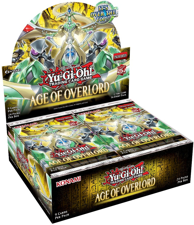 Yu-Gi-Oh Age of Overlord - Booster Box (1st Edition) Yugioh Sealed Yu-Gi-Oh!   