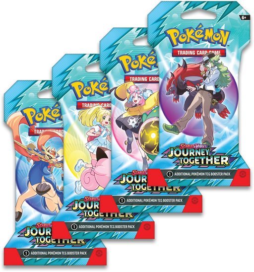Pokémon Scarlet & Violet: Journey Together - Sleeved Booster Pack (Limit 12 Per Person) Pokemon Sealed Pokémon
