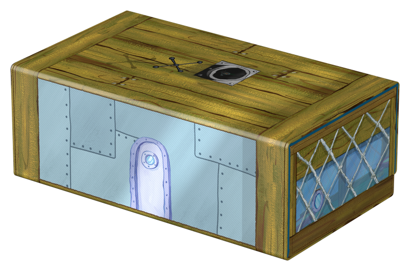 Ultimate Guard: Squaroes Collector Case 1000+ - "Krusty Krab" Paramount Spongebob Squarepants Deck Boxes & Storage Ultimate Guard
