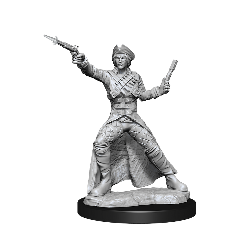 WizKids Deep Cuts Unpainted Miniatures: W15 Bounty Hunter & Outlaw Unpainted Miniatures WizKids