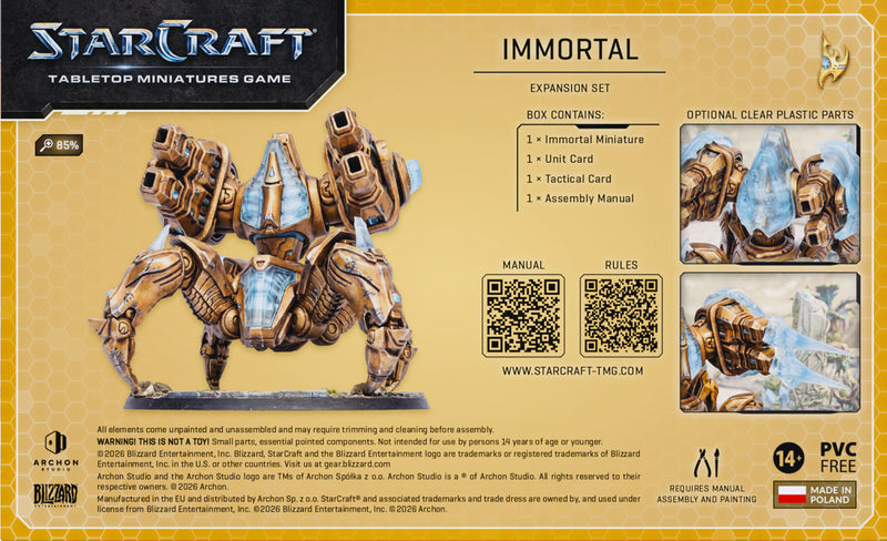 [PREORDER] StarCraft: Tabletop Miniatures Game - Protoss Immortal