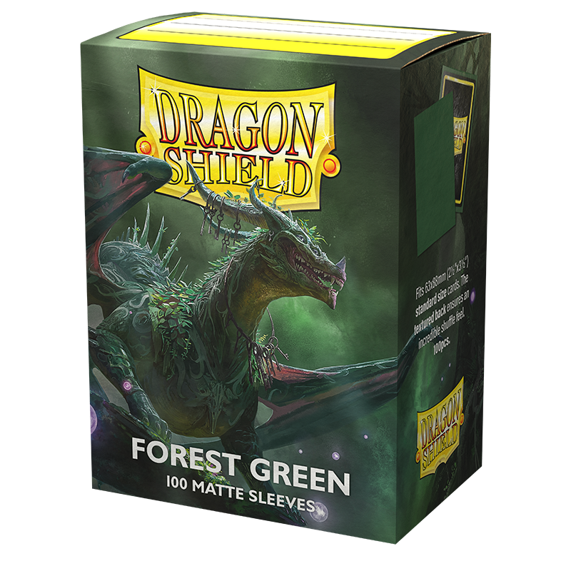 Dragon Shield: Matte Sleeves - Forest Green 100Ct