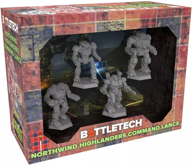 BattleTech: ForcePack - Northwind Highlanders Command Lance BattleTech Catalyst Game Labs   