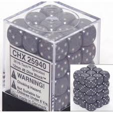 Chessex: Hi-Tech Speckled 36Ct D6 Dice Set 12mm Dice & Gaming Accessories Chessex