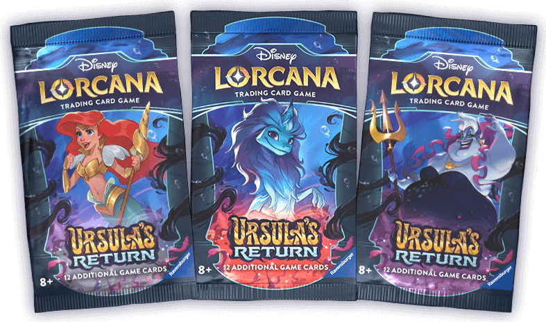 Disney Lorcana: Ursula's Return - Booster Pack (Release Date: May 17)