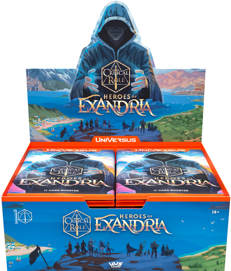 UniVersus: Critical Role - Heroes of Exandria Booster Box Collectible Trading Cards UVS Games