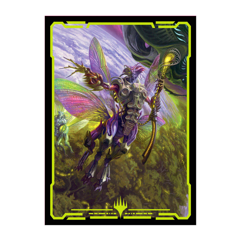 Ultra Pro: Clear Deck Box 100+ & Art Sleeves 100Ct - "Szarel, Genesis Shepherd" MTG Edge of Eternities Card Sleeves Ultra Pro