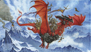 [PREORDER Q2] Dragon Shield: Playmat + Tube - "The Raid" Artist Signature Series Card Supplies & Accesories Dragon Shield