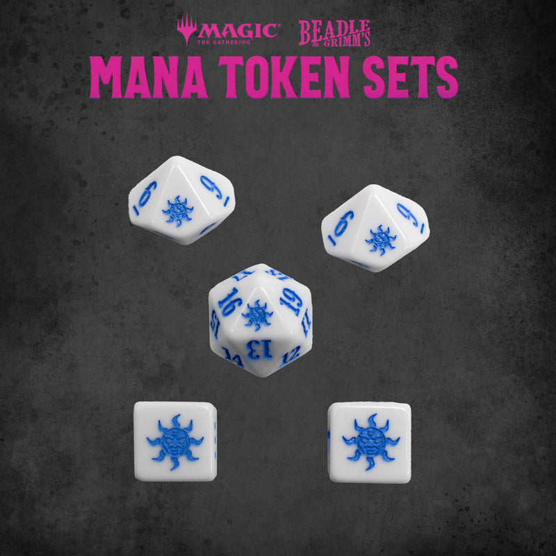 Beadle & Grimm's: Token Set MTG White Mana Dice & Gaming Accessories Beadle & Grimm's