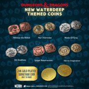 Sirius Dice: D&D Xanathar's Treasure - Mystery Bag 7-Die RPG Set w/Coin & Dice Bag Dice & Gaming Accessories Sirius Dice