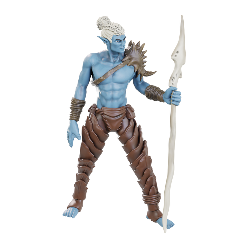 D&D Nolzur's Marvelous Miniatures: W23 Sea Elf Leader Unpainted Miniatures WizKids