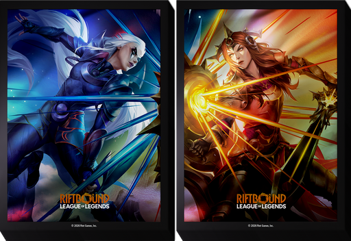 Riftbound: Art Sleeves - "Diana VS Leona" Vendetta 100Ct (Release Date: July 31) Card Sleeves Riot Games