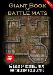 Giant Book Of Battle Mats (Revised) Tabletop RPGs Loke Mats