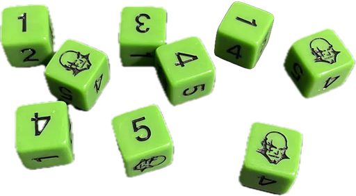 Cowboy Bebop Roleplaying Game: "Jet" 9D6 Dice Set Dice & Gaming Accessories Mana Project Studio