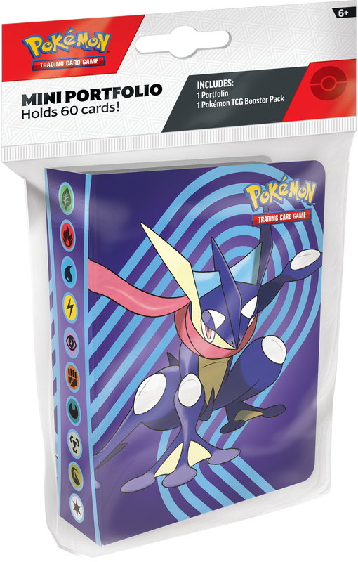 Pokémon Greninja/Lapras Mini Portfolio Stellar Crown Pokemon Sealed Pokémon   