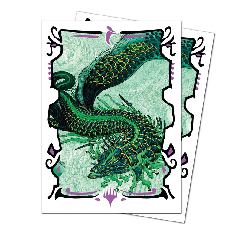 Ultra Pro: Apex Sleeves - "Teval, Arbiter of Virtue" MTG Tarkir Dragonstorm 105Ct Card Sleeves Ultra Pro