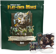 Dungeon Craft: Flat-Pack Minis - Orc Acrylic Standees RPG Miniatures 1985 Games