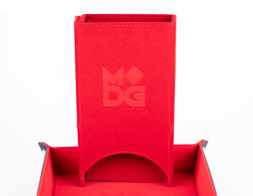FanRoll: Fold Up Dice Tower - Red Board Games Metallic Dice Games