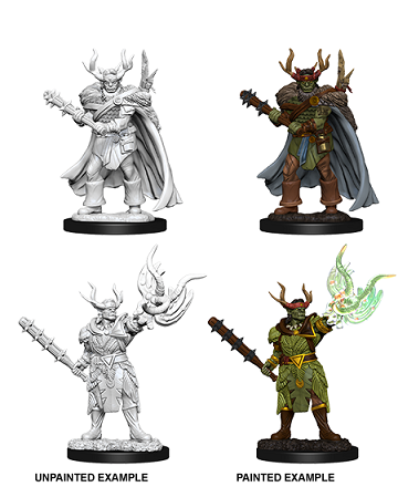 Pathfinder Unpainted Miniatures: WV10 Male Half-Orc Druid Unpainted Miniatures WizKids