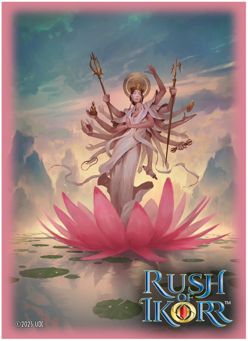 Rush of Ikorr: Matte Art Sleeves - "Thousand Armed Kannon" Shattered Chaos 65Ct Card Sleeves Upper Deck Entertainment