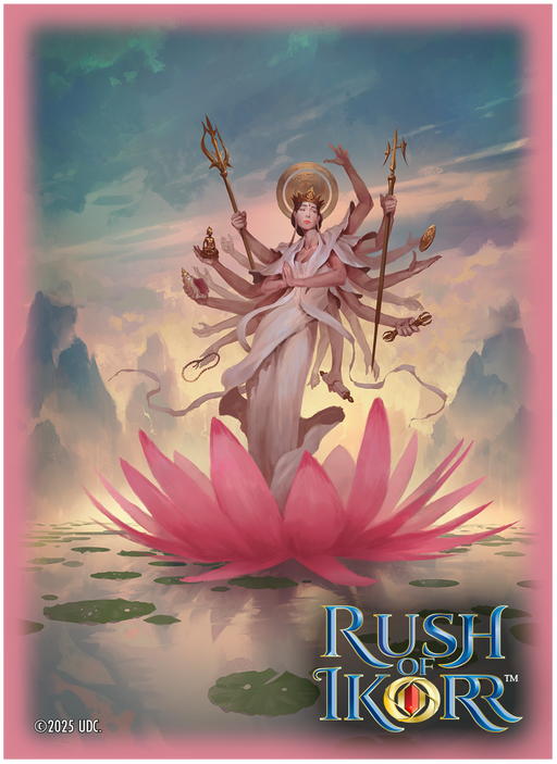 Rush of Ikorr: Matte Art Sleeves - "Thousand Armed Kannon" Shattered Chaos 65Ct Card Sleeves Upper Deck Entertainment