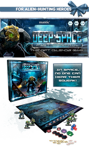 Deep Space Pest Control Holiday Gift Calendar Board Games Mantic Games