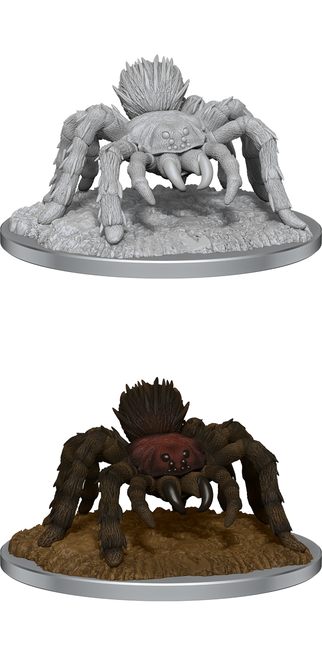 WizKids Deep Cuts Unpainted Miniatures: W18 Giant Spider Unpainted Miniatures WizKids