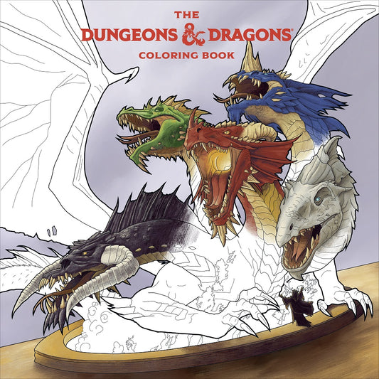 The Dungeons and Dragons Colouring Book 5th Edition Dungeons & Dungeons and Dragons Wizards of the Coast   