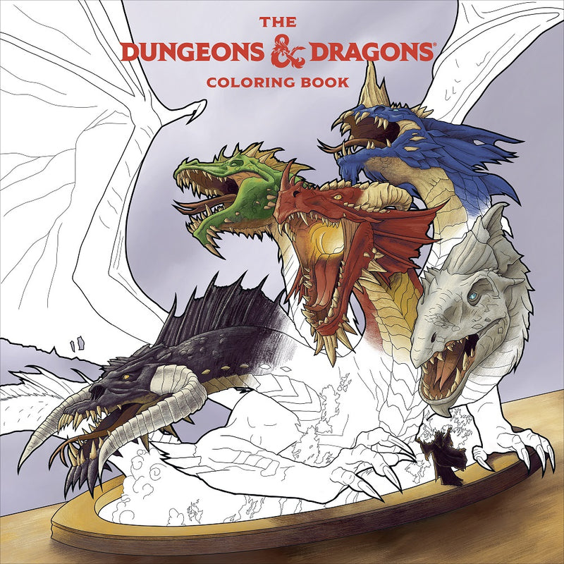 The Dungeons and Dragons Colouring Book