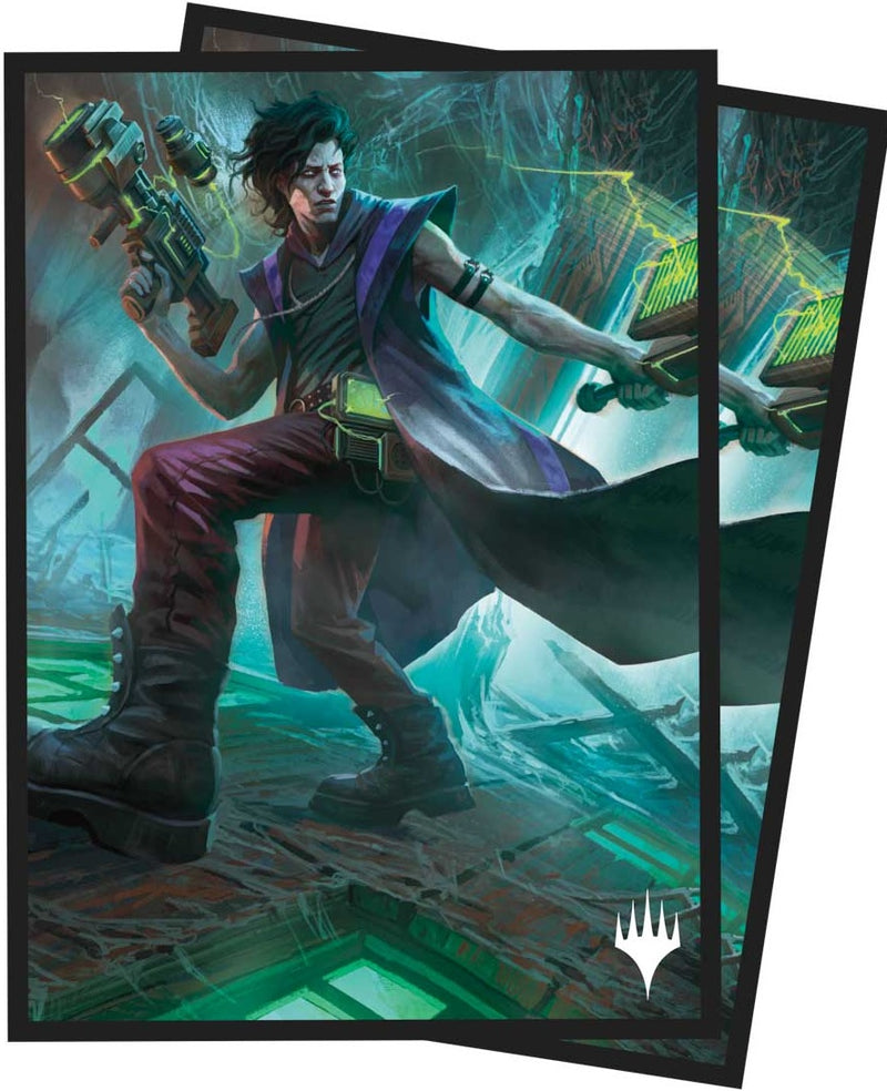 Ultra Pro: Art Sleeves - "Winter, Cynical Opportunist" MTG Duskmourn 100Ct Card Sleeves Ultra Pro