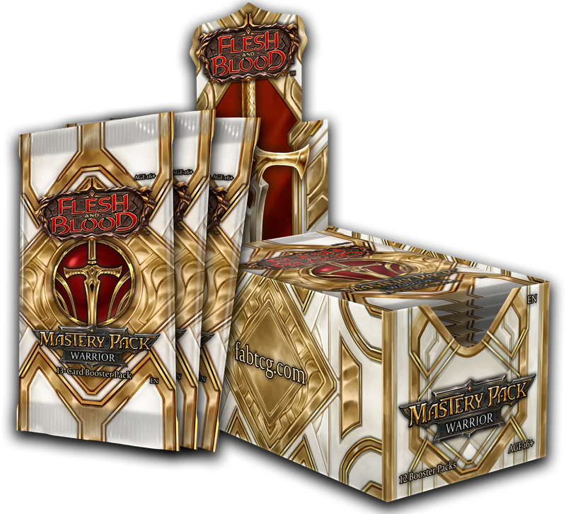 Flesh and Blood: Mastery Pack Warrior - Booster Box (Release Date: August 7) Flesh And Blood Sealed Flesh And Blood