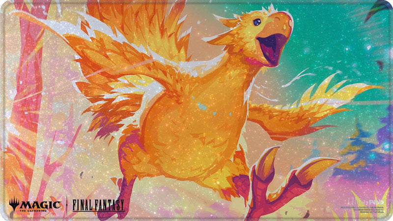 Ultra Pro: Holofoil Playmat - "Traveling Chocobo - Yellow" MTG Final Fantasy Universes Beyond Playmats Ultra Pro