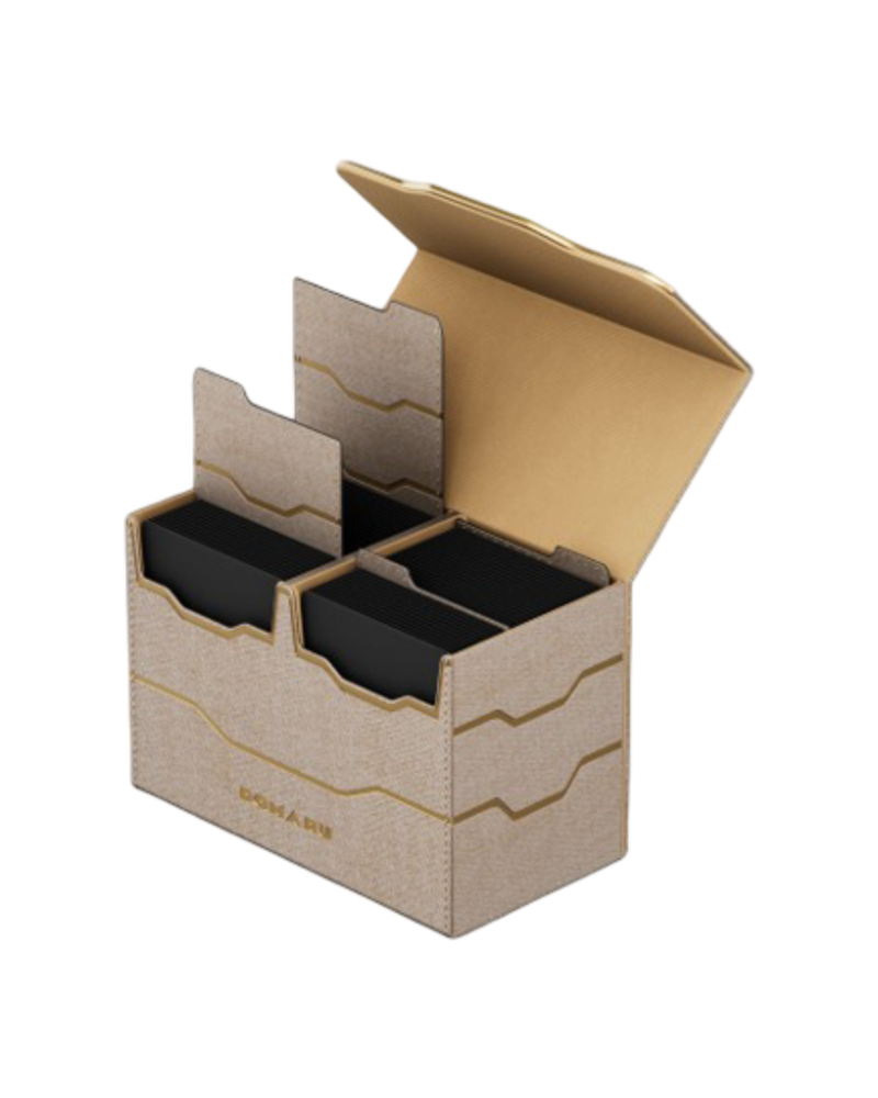 Gatherer's Tavern: DOMARU Vertex Duo Deck Box 200+ - "Alabaster" Armory Collection Deck Boxes & Storage Gatherer's Tavern