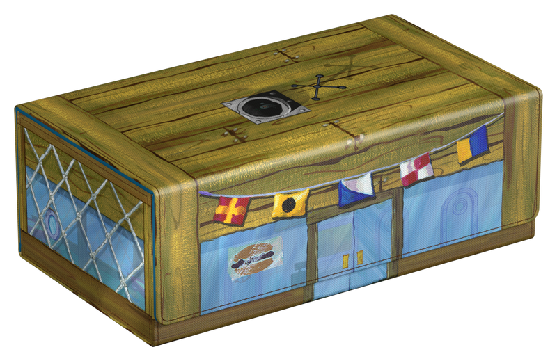 Ultimate Guard: Squaroes Collector Case 1000+ - "Krusty Krab" Paramount Spongebob Squarepants Deck Boxes & Storage Ultimate Guard