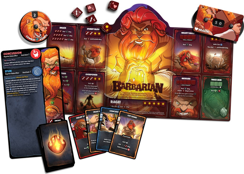 [PREORDER Q3] Dice Throne: Hero Pack - Barbarian Board Games Dice Throne