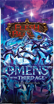 Flesh and Blood: Omens of the Third Age - Booster Pack (Release Date: June 5) Flesh And Blood Sealed Flesh And Blood