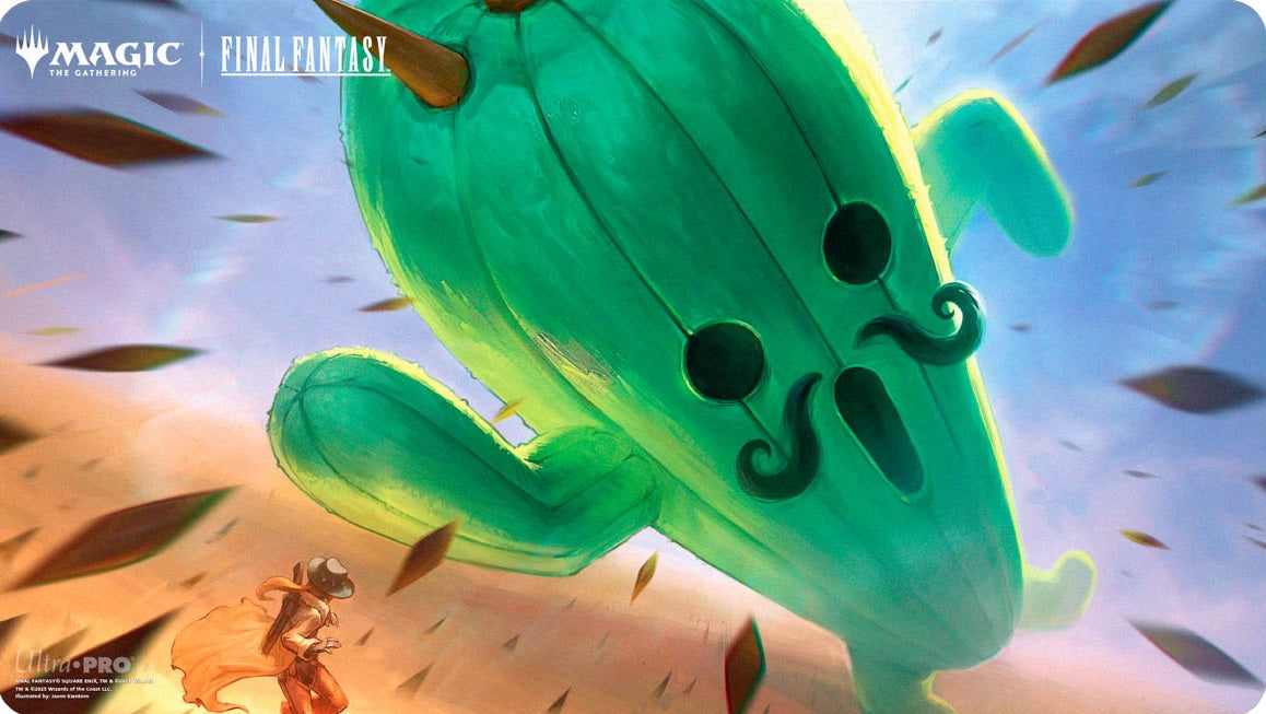 Ultra Pro: Playmat - "Jumbo Cactuar" MTG Final Fantasy Universes Beyond Playmats Ultra Pro