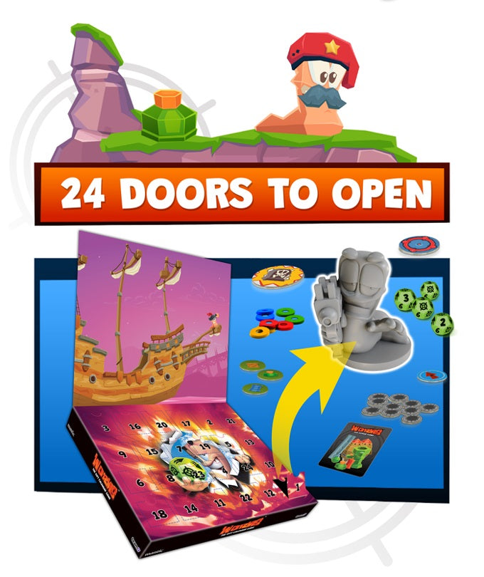 Worms The Gift Calendar Game Board Games Mantic Games