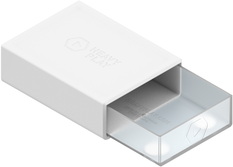 Heavy Play: RNG Dicebox - "Cleric White" Dice & Gaming Accessories Heavy Play