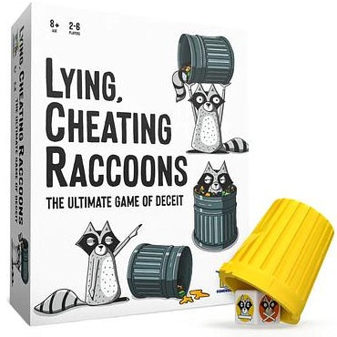 Lying, Cheating Raccoons Board Games Gamewright