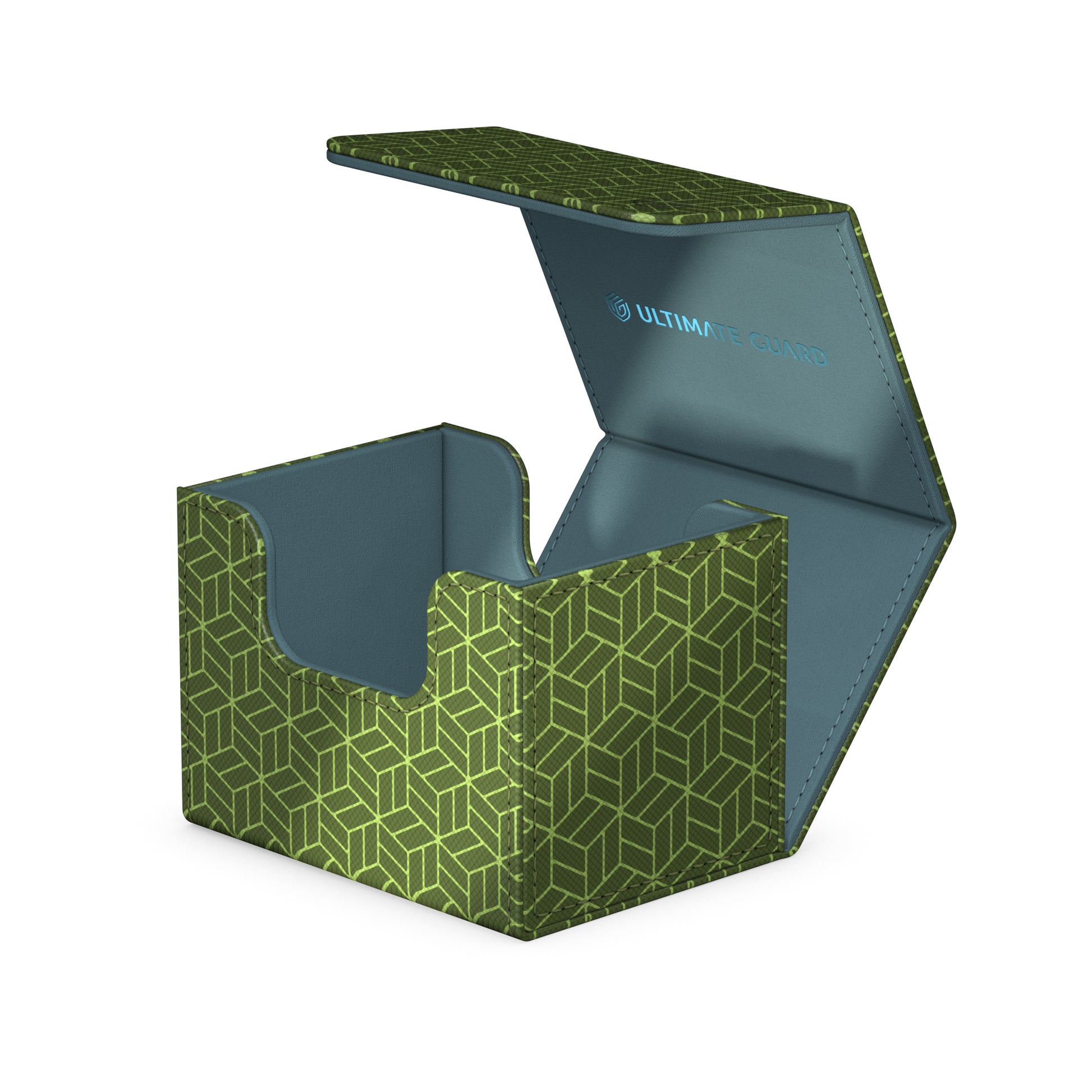 Ultimate Guard: Sidewinder 100+ - "Ajiro" Shogun's Journey (Green/Light Blue) Deck Boxes & Storage Ultimate Guard